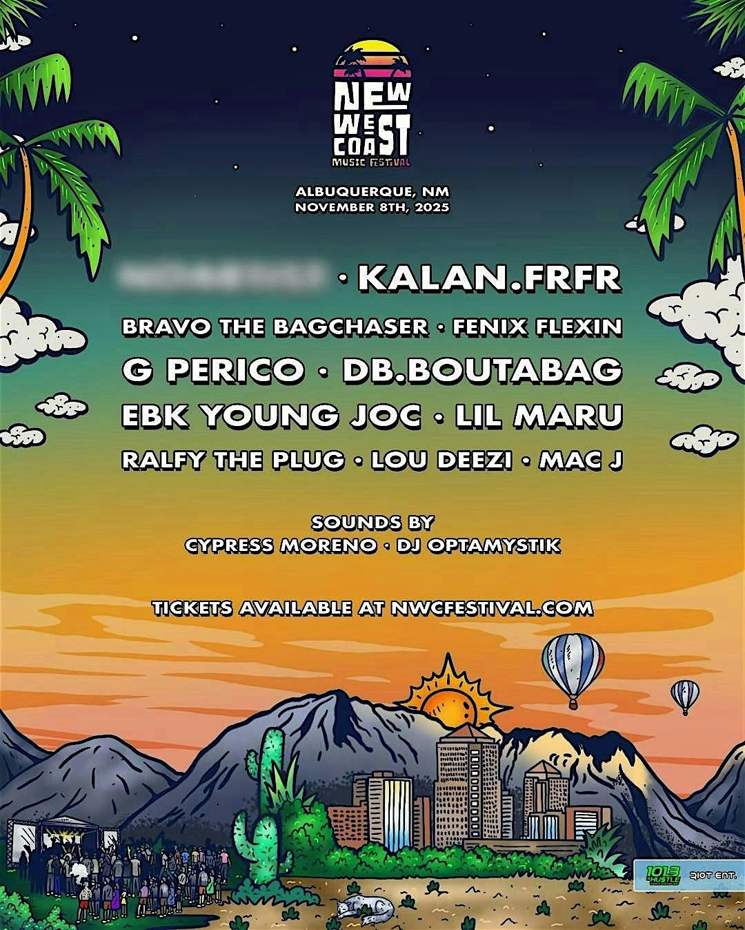 New West Coast Music Festival Albuquerque NM