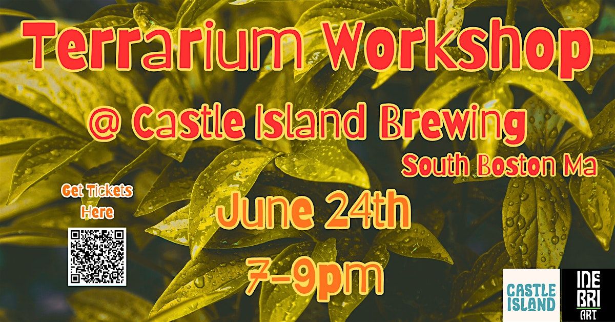 Terrarium Workshop at Castle Island South Boston