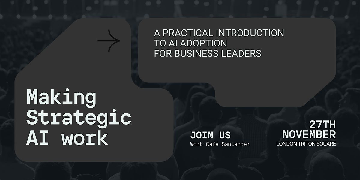 Making strategic AI work