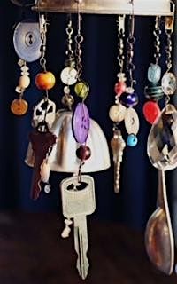 Windchimes from recycled materials