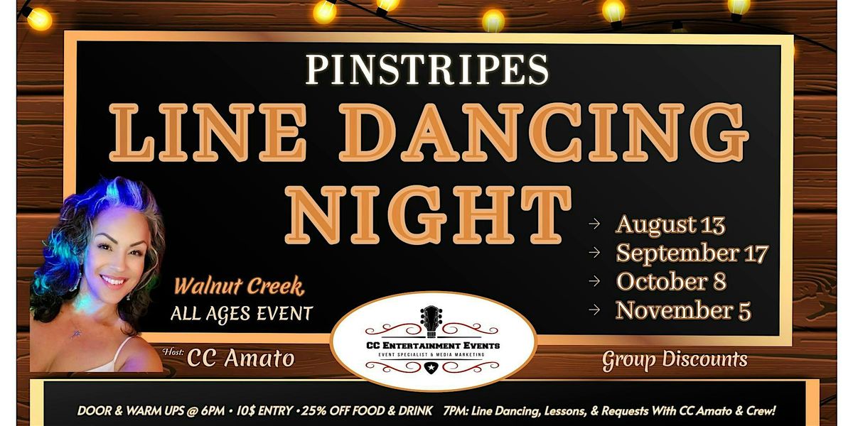 Line Dancing Wednesdays  All Ages Welcome