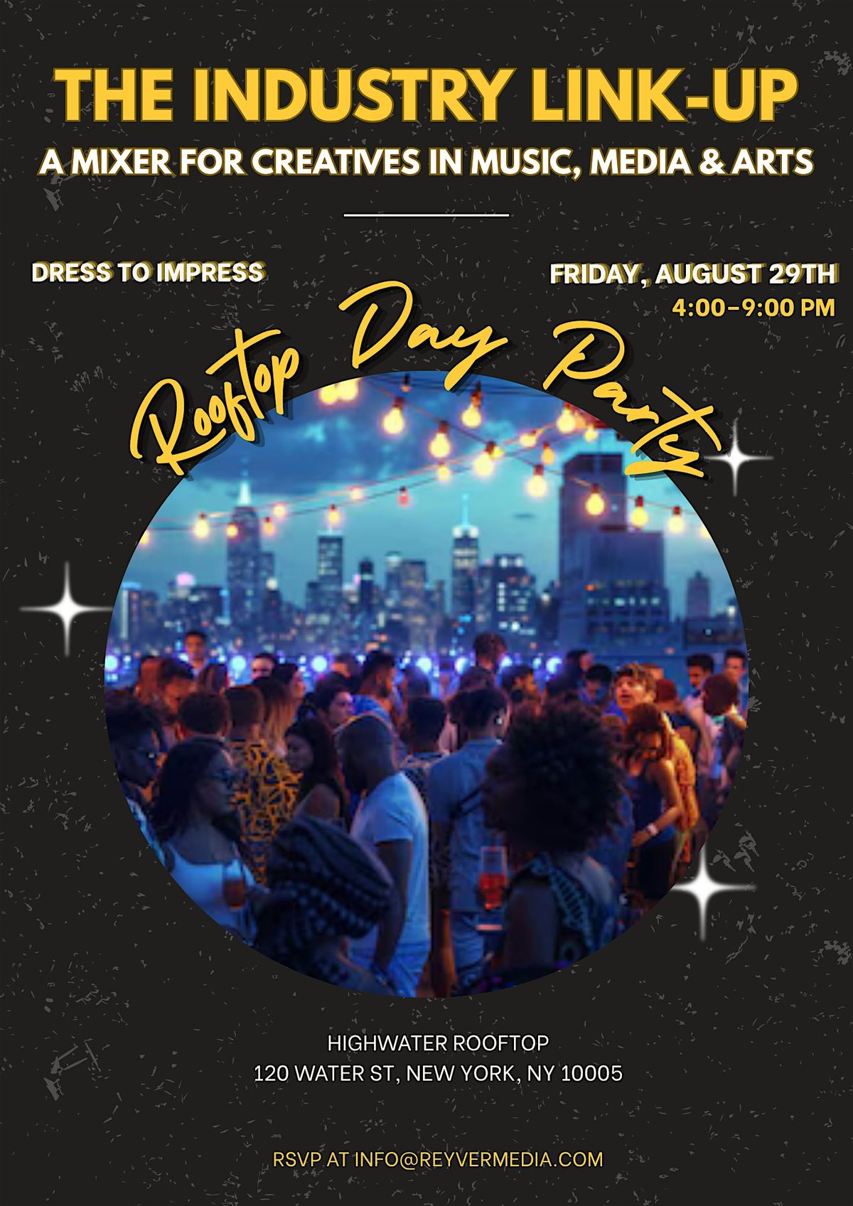 The Industry Link-Up: Rooftop Party for Creatives in Music, Media & Arts