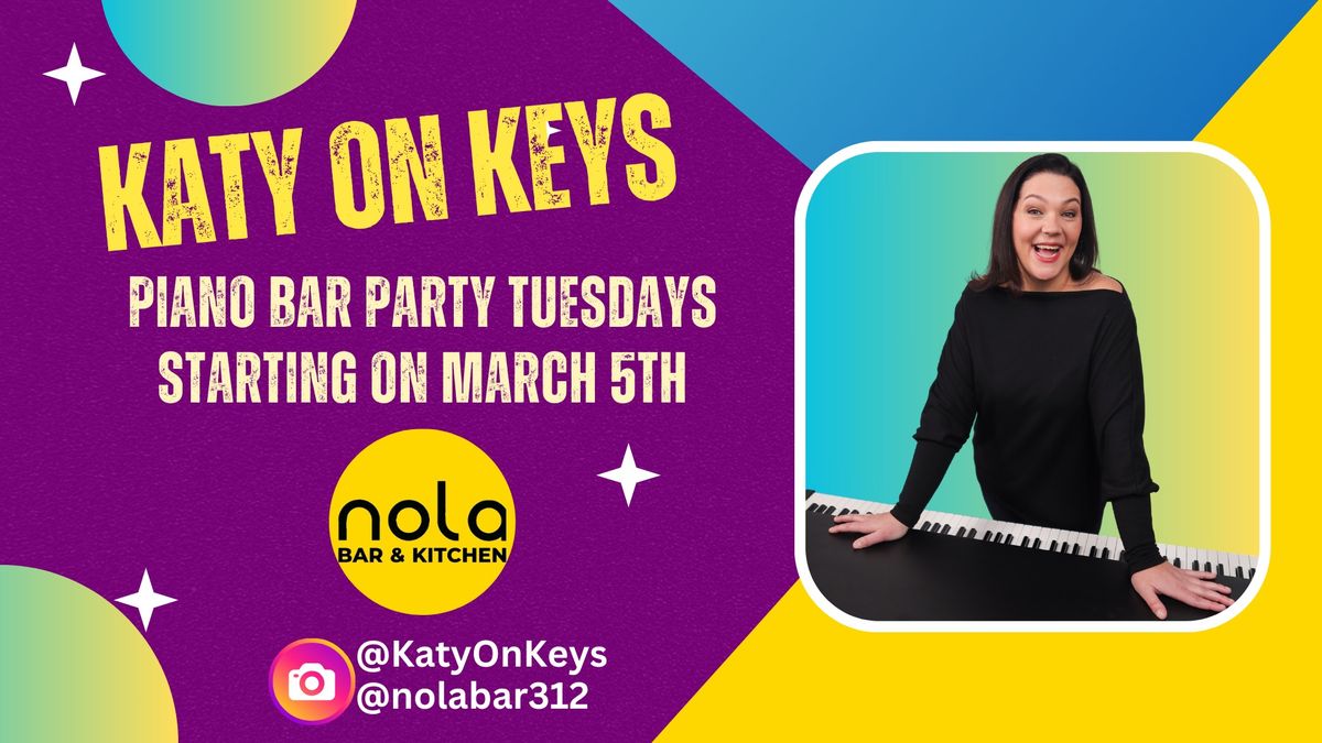 Piano Bar Party with Katy on Keys!