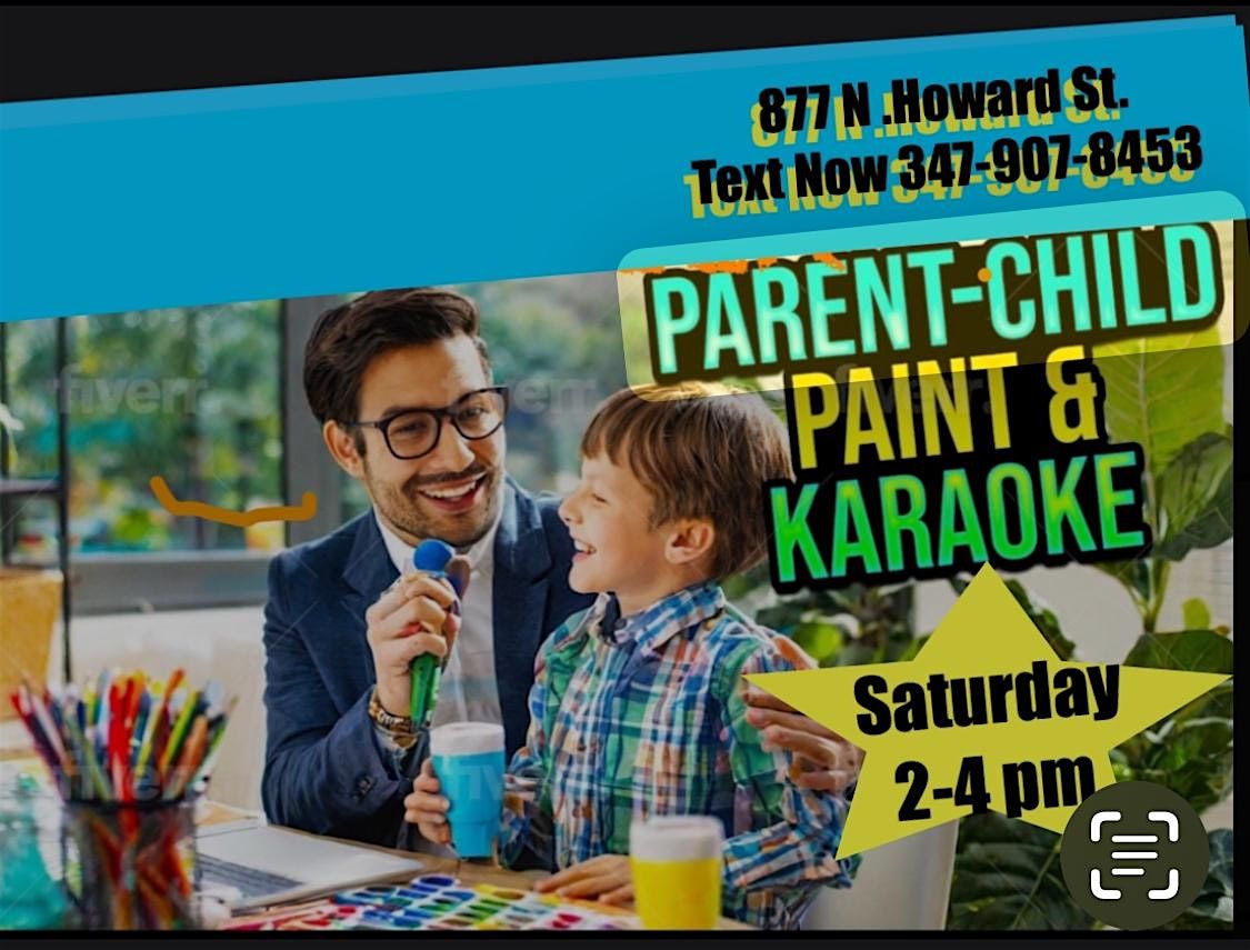 Kids& parents NYE karaoke sip& vision board paint w\/ pop up shop event