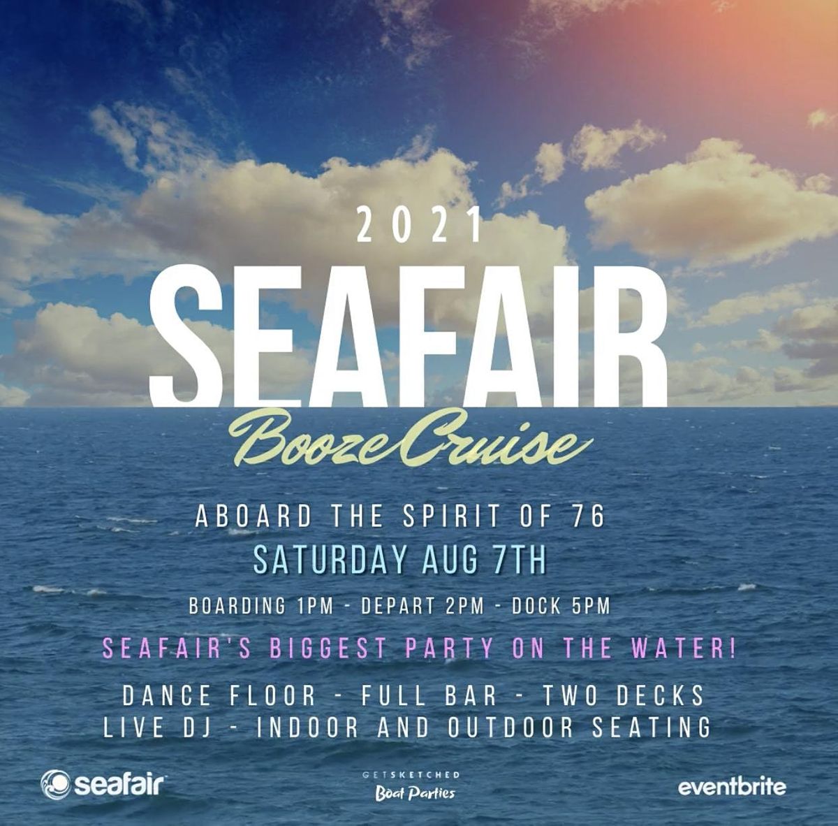 Seafair Booze Cruise 2021 - Saturday