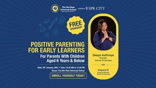 Positive Parenting Workshop at TSUS, Chennai