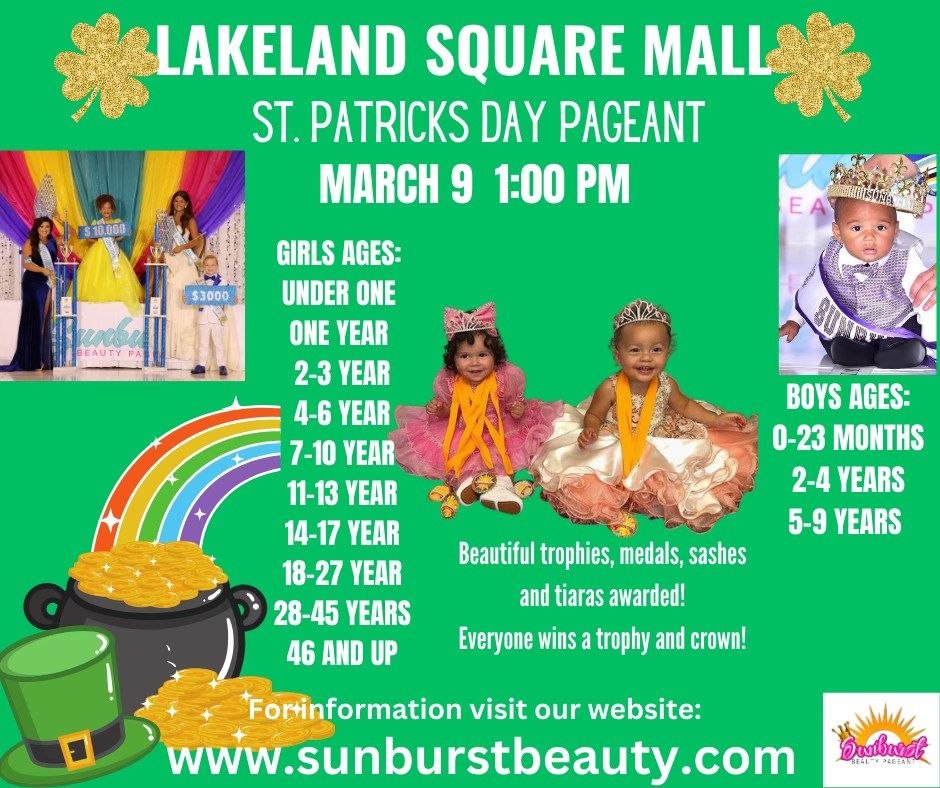 Lakeland, FL St. Patricks Pageant in Lakeland Square Mall