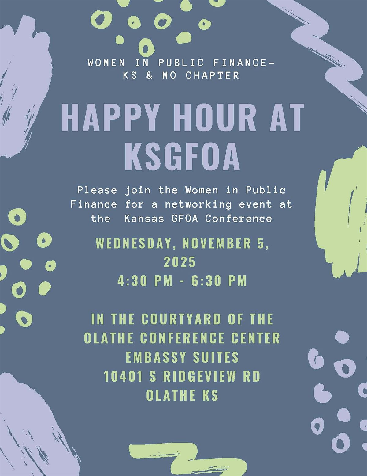 WPF KS&MO Chapter - Happy Hour at the KSGFOA