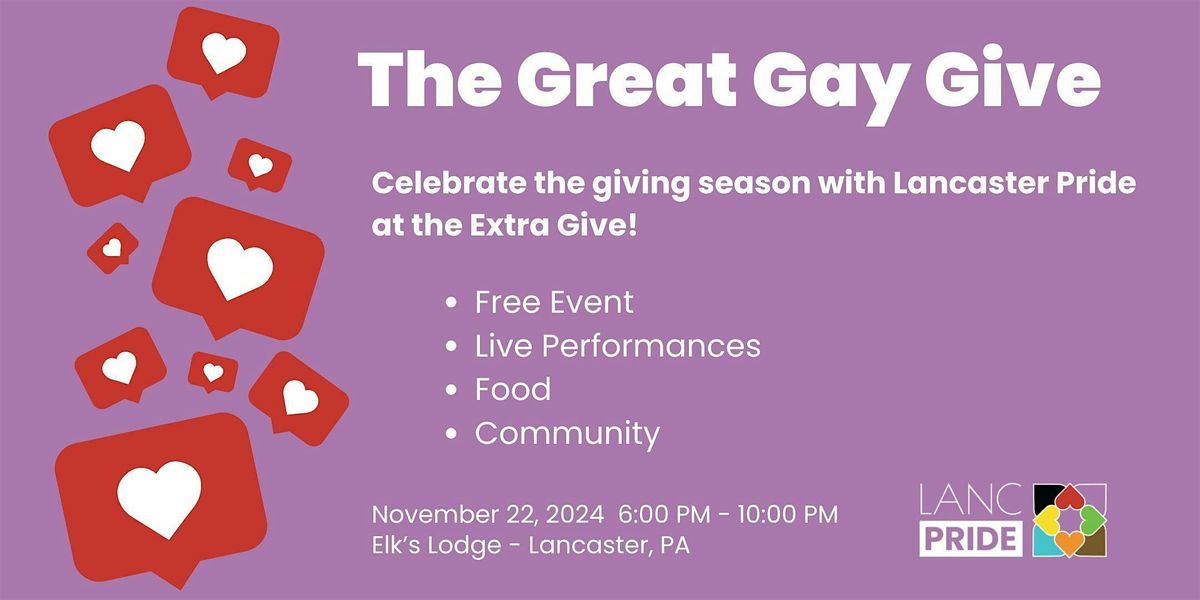 ExtraGive 2024 - The Great Gay Give