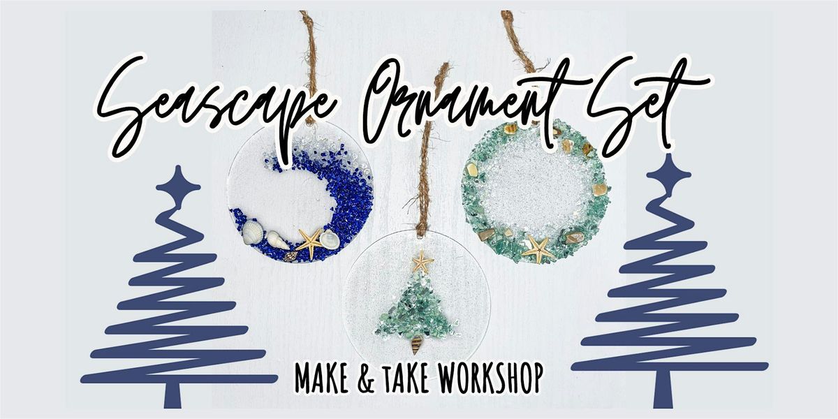 Crushed Glass Suncatcher \/ Ornament (3 pack)