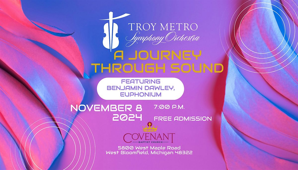 Troy Metro Symphony Orchestra Fall Concert in West Bloomfield