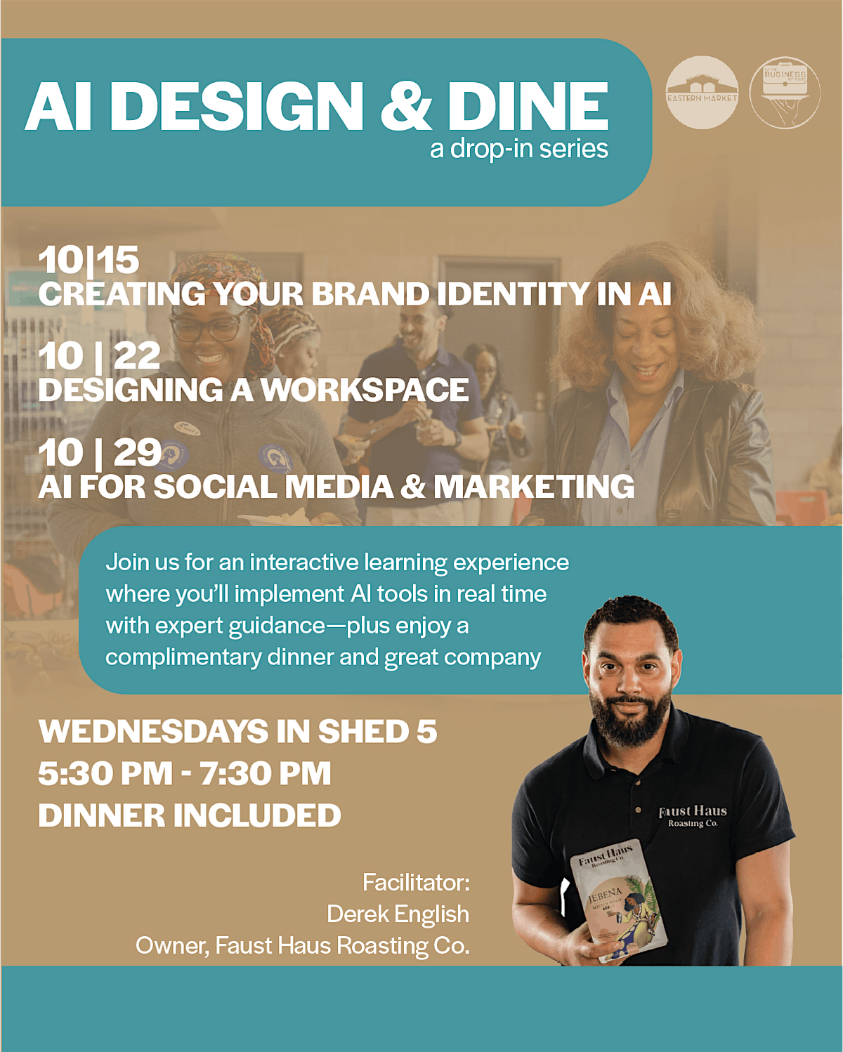 AI Design & Dine: A Drop-In Series