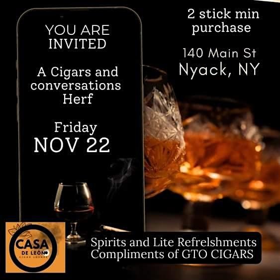 Cigars And Conversation In Nyack NY