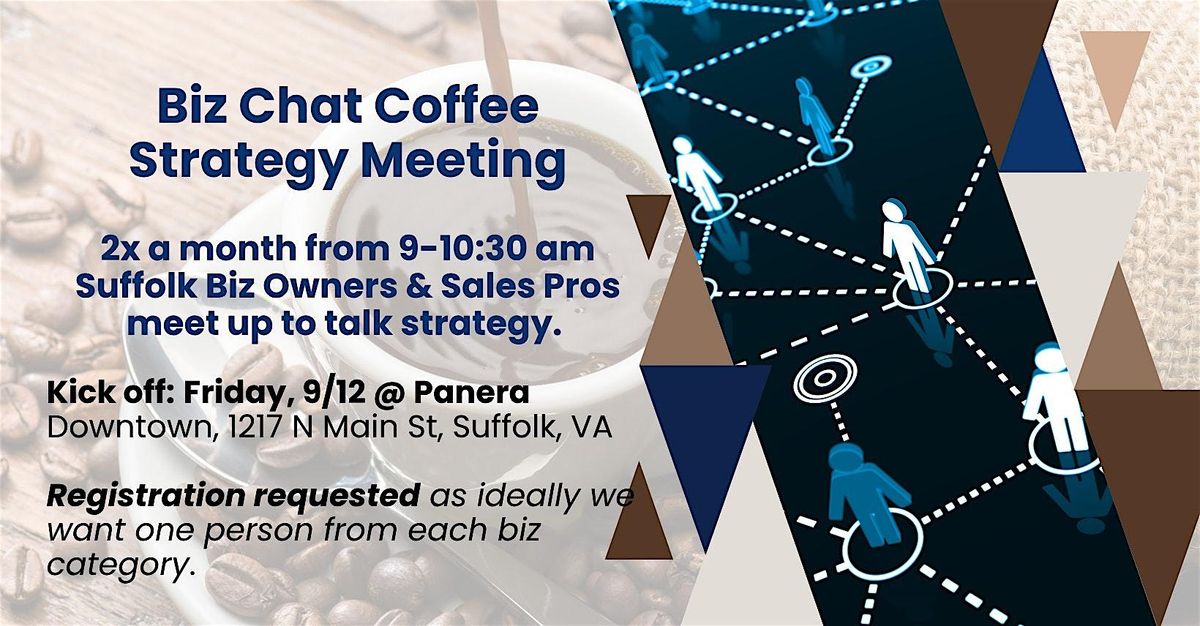 SoVa Crossroads Biz Chat Coffee Strategy Meeting