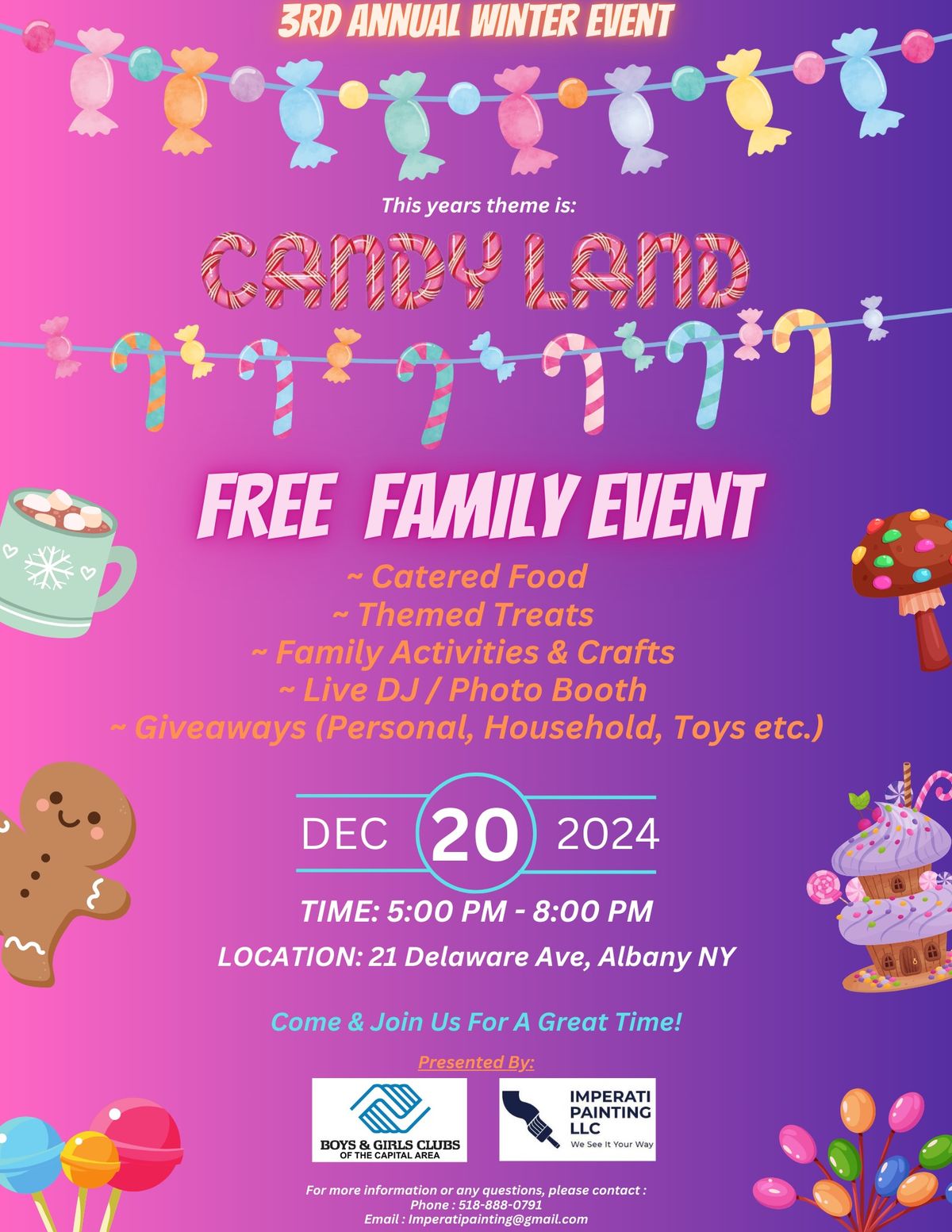 3rd Annual Winter Event - Candy Land 