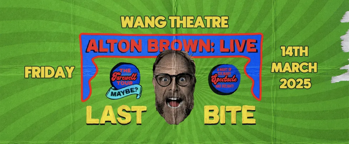 Alton Brown at Wang Theatre