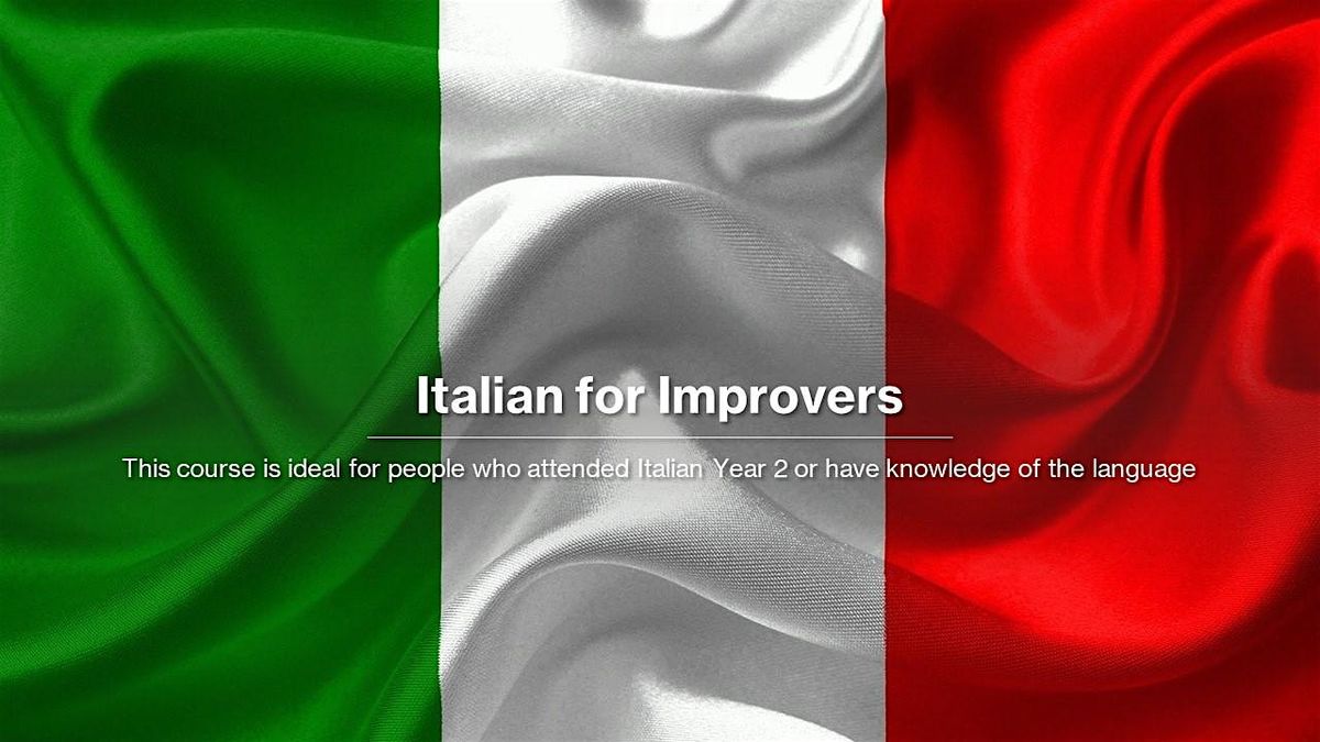 Italian for Improvers -  West Suffolk College