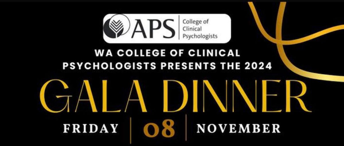 Gala Dinner - WA APS CCLP