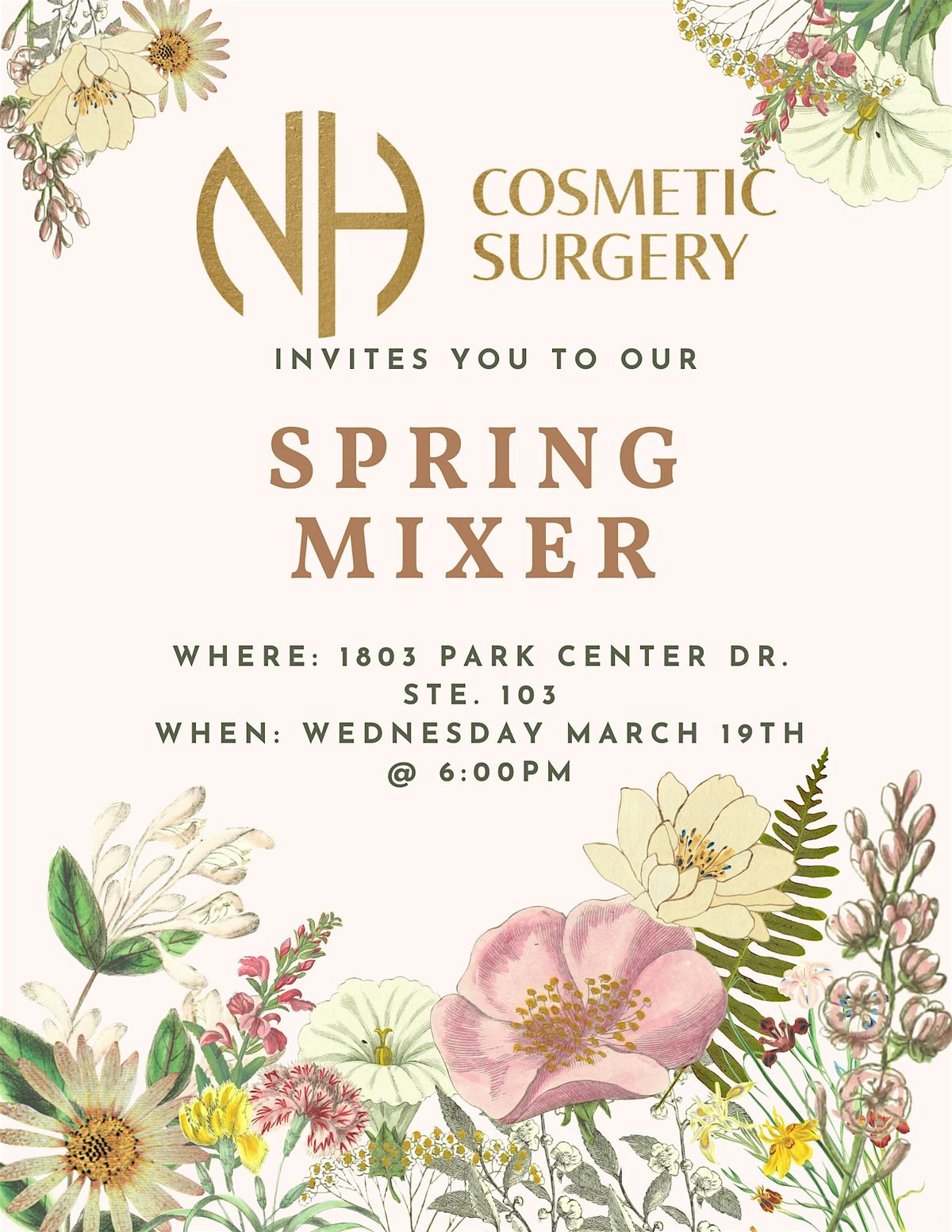 NH Cosmetic Surgery + Med Spa's Spring Mixer