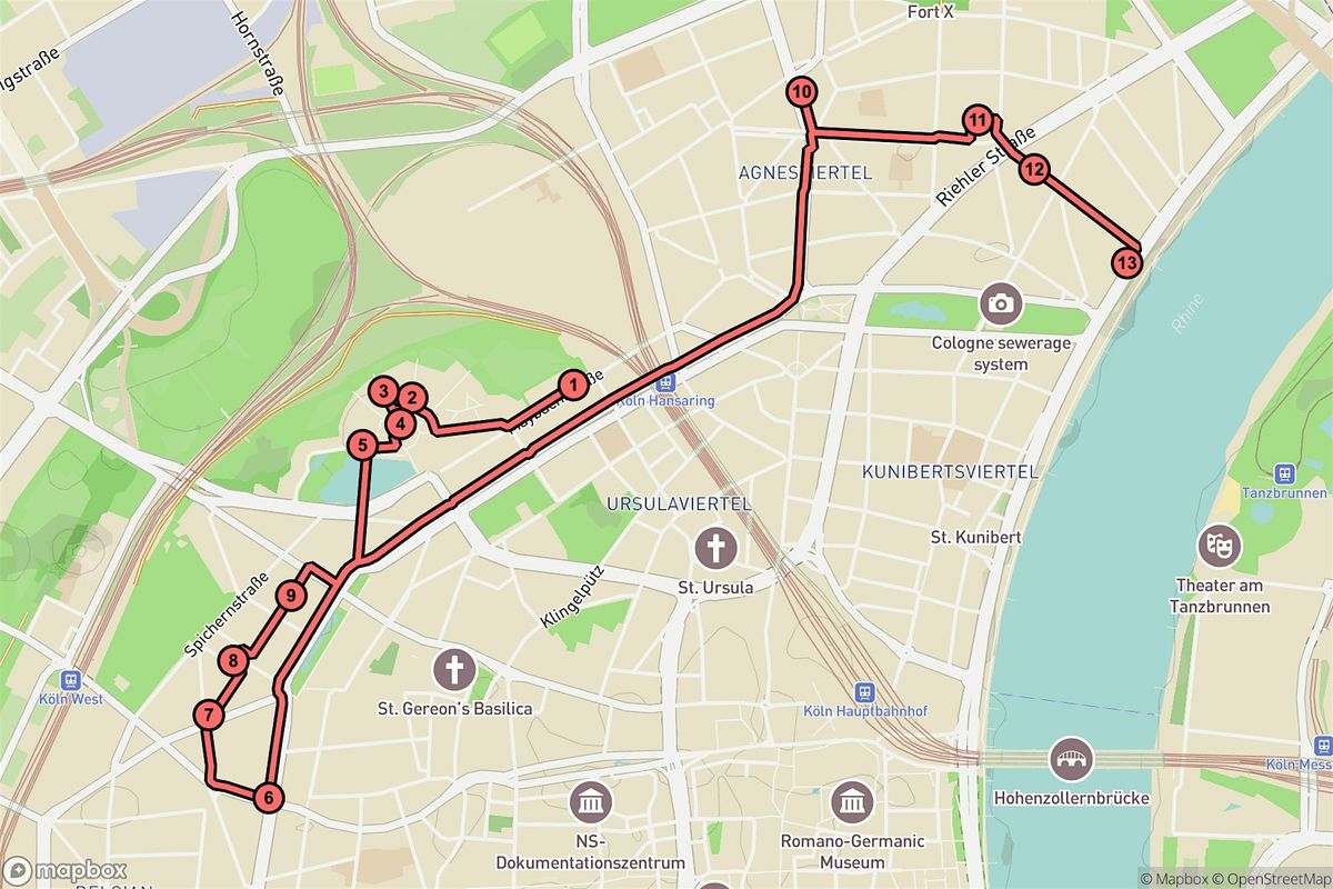 Cologne Audio Tour: Triumphs and Tranquility of Neustadt\/Nord