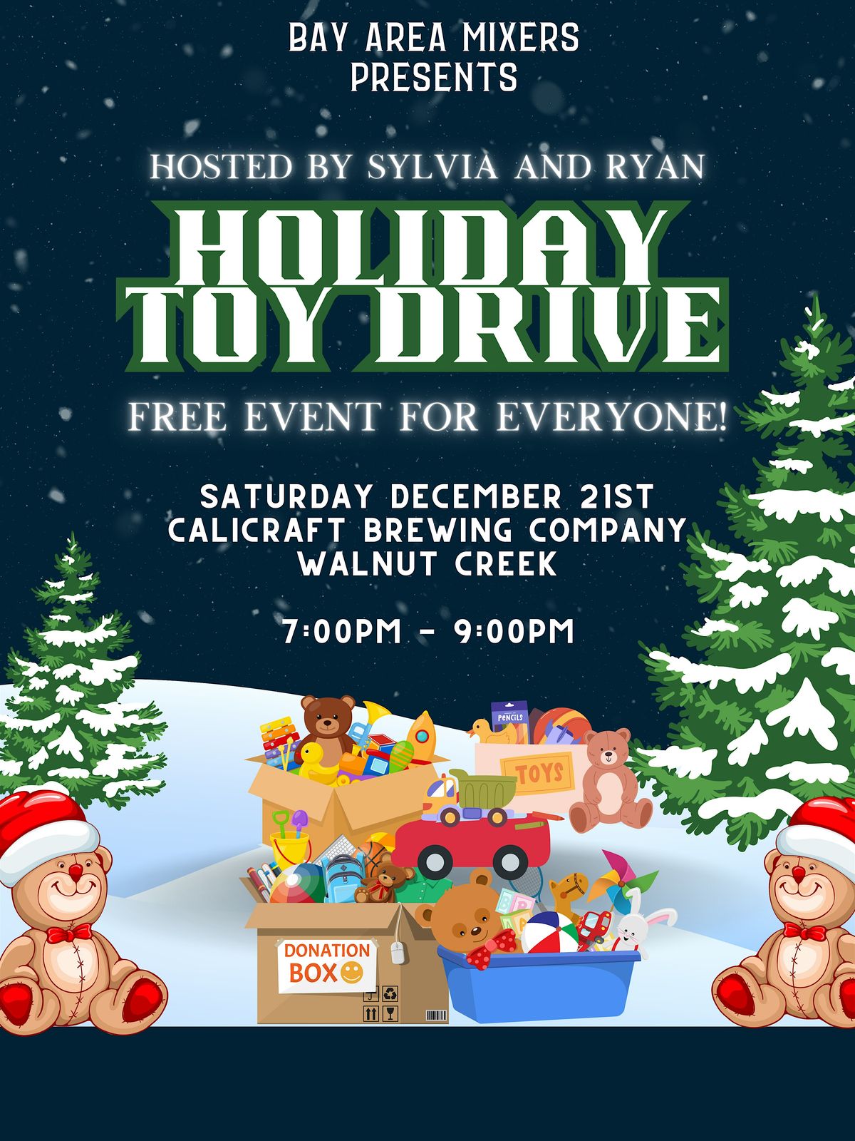 HOLIDAY TOY DRIVE (Free Event!)