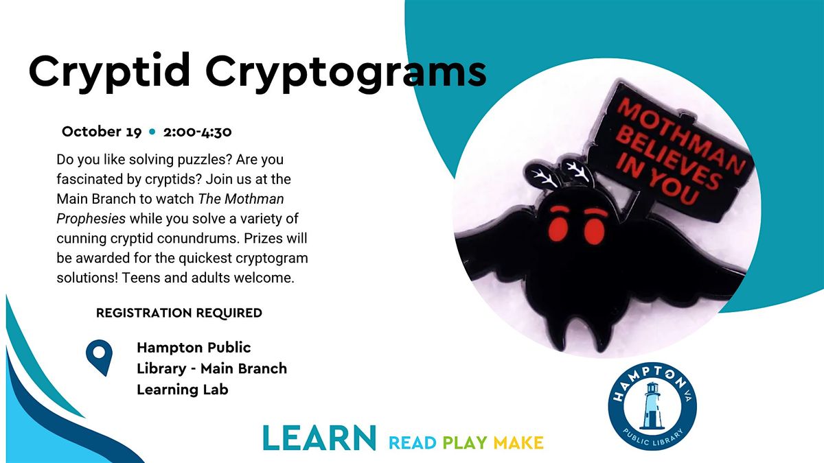 Cryptid Cryptograms