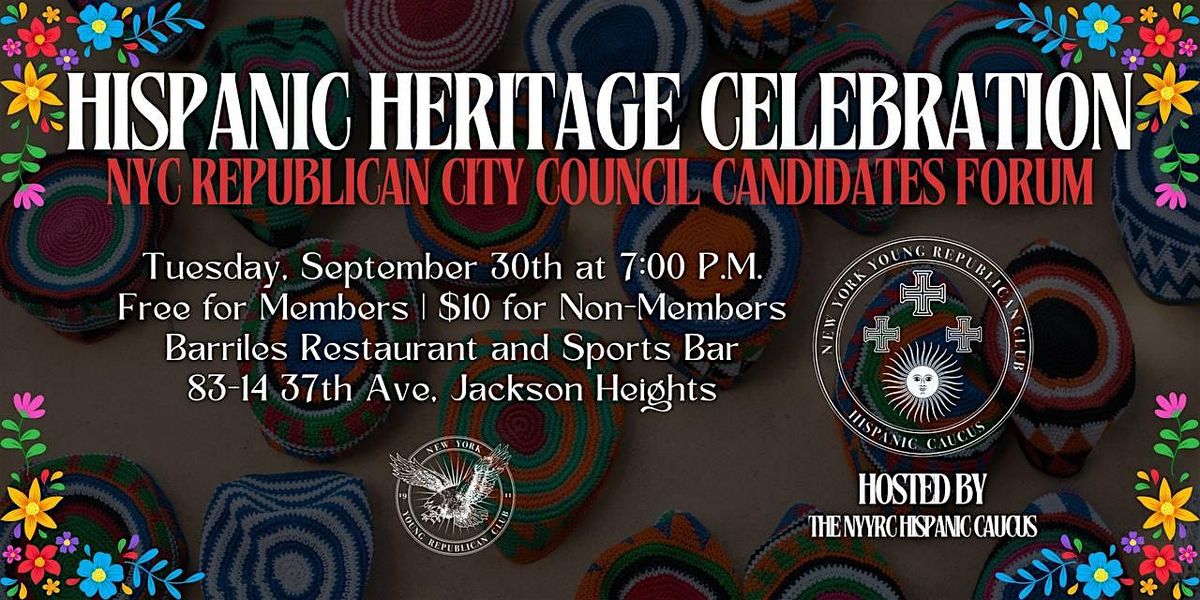 Hispanic Heritage Celebration: NYC Republican Candidates Forum