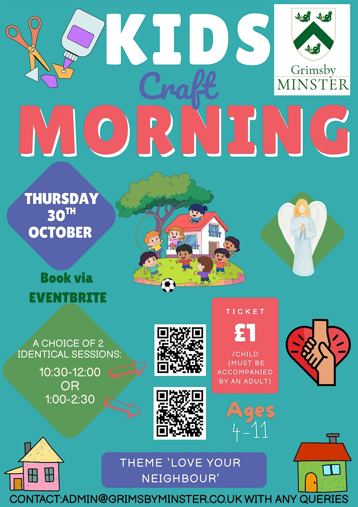 Grimsby Minster Kids craft morning
