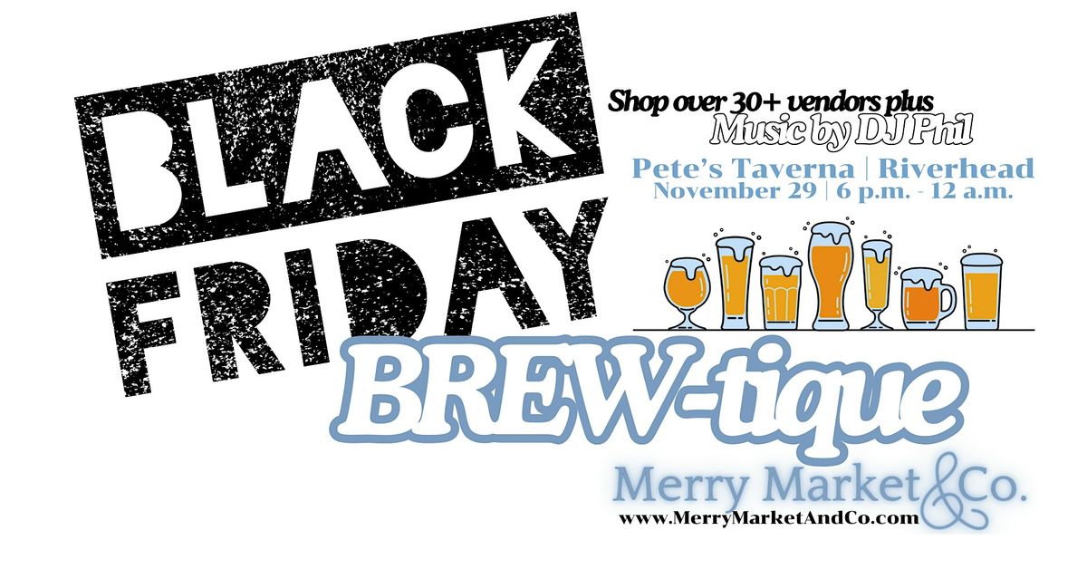 Black Friday BREW-tique