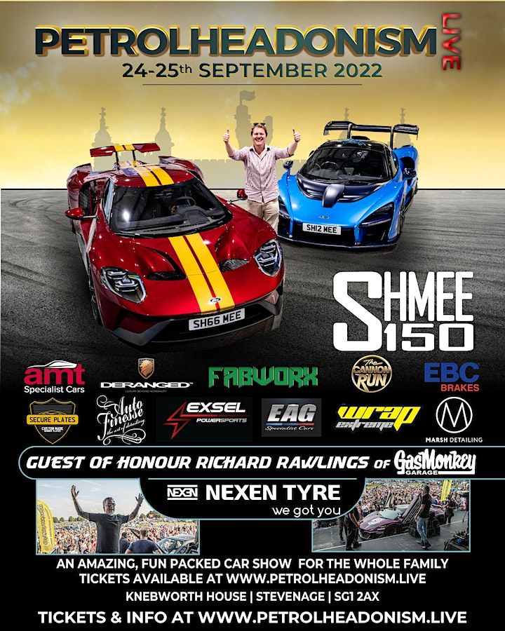 SPECTATOR TICKETS PETROLHEADONISM LIVE 2022, Knebworth House