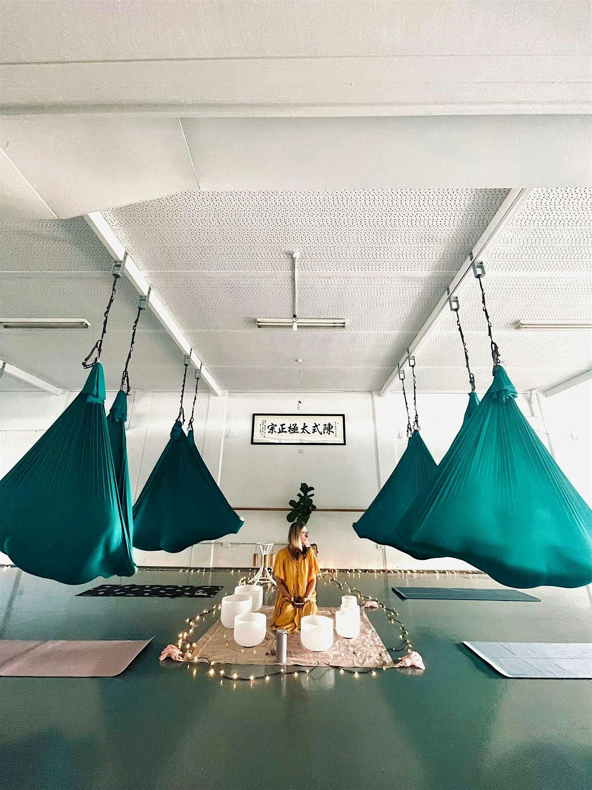 Floating Silk Hammock Sound Bath