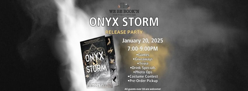 Onyx Storm Release Party @ We Be Book'N