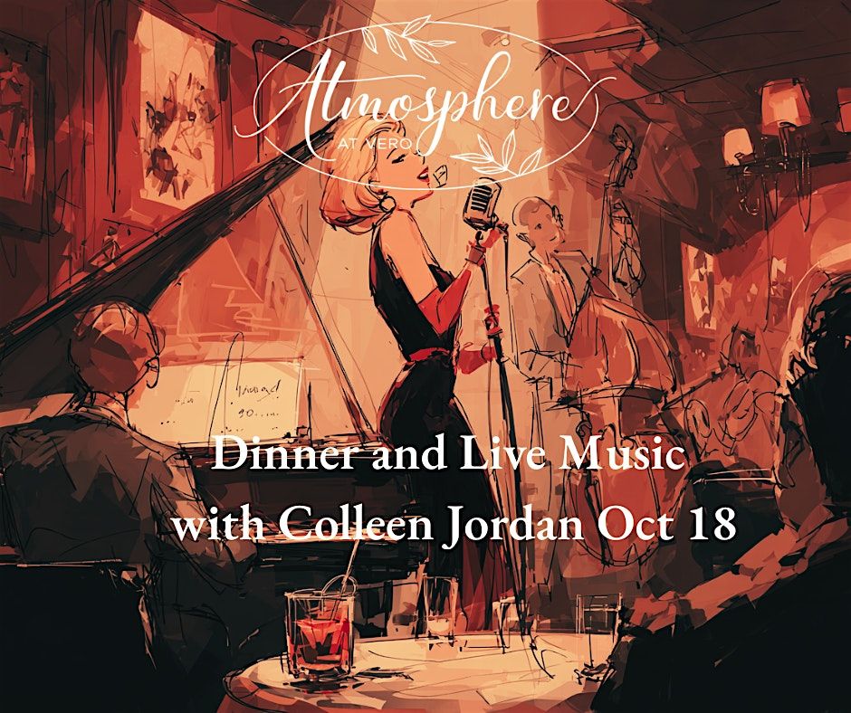 Dinner & Live Music with Colleen Jordan Oct. 18