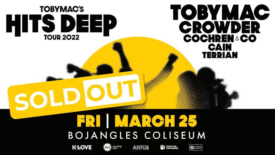 TobyMac HITS DEEP TOUR 2022 - Charlotte, NC - Sold Out