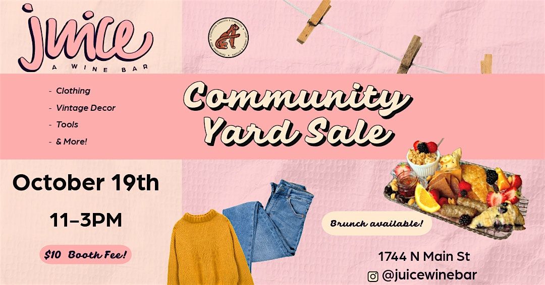 Community Yard Sale Brunch