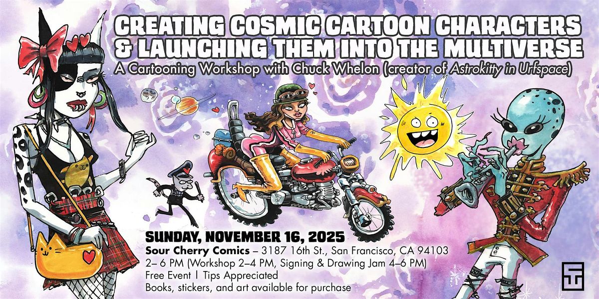 Creating Cosmic Cartoon Characters and Launching Them into the Multiiverse