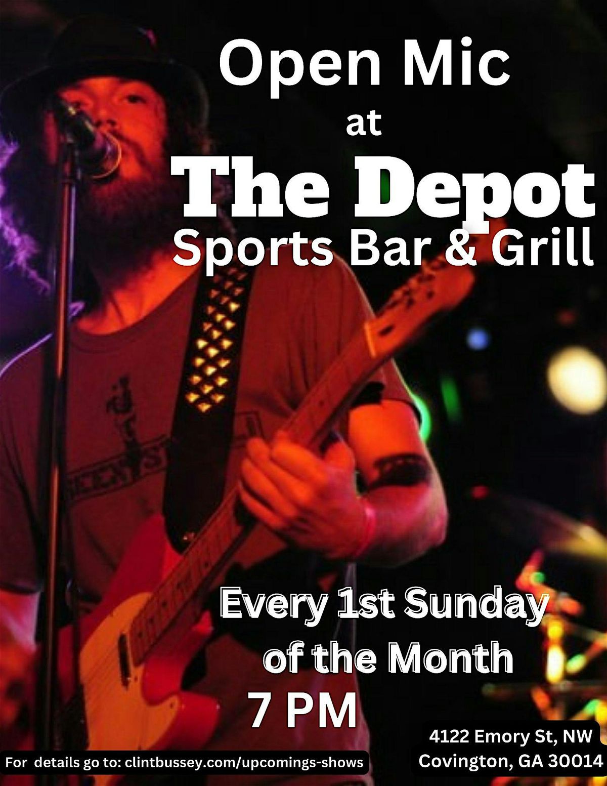 Open Mic at The Depot in Covington, GA!