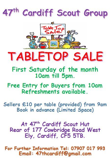 Monthly Table Top Sale