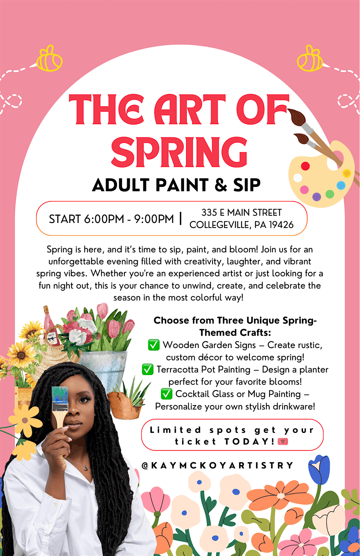 The Art of Spring: Adult Paint & Sip