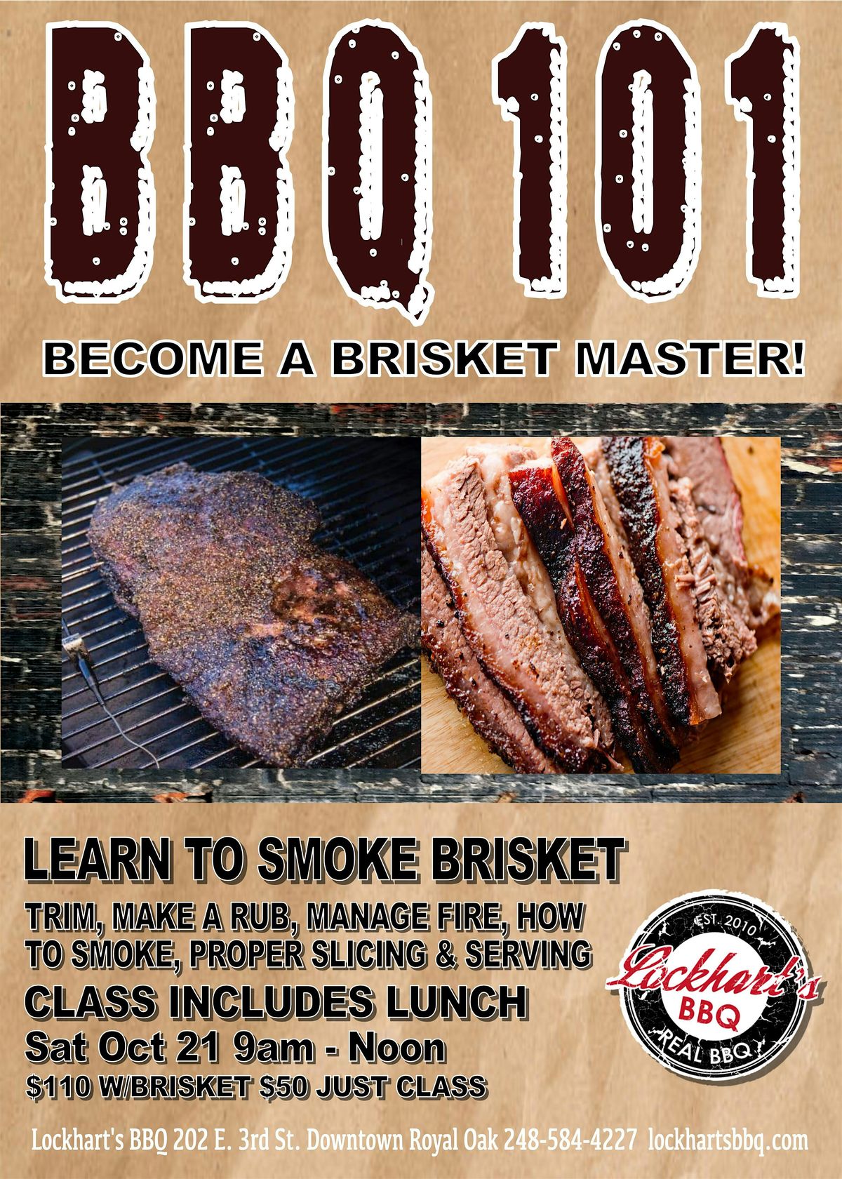 Lockhart's BBQ 101 - Brisket