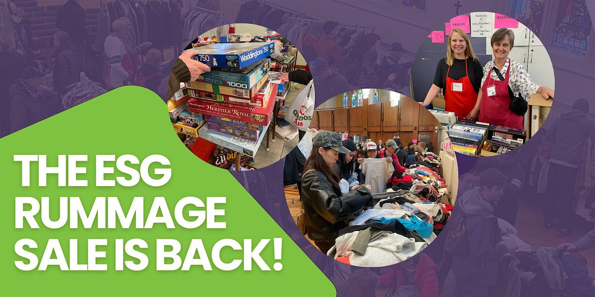 ESG Fall Rummage Sale