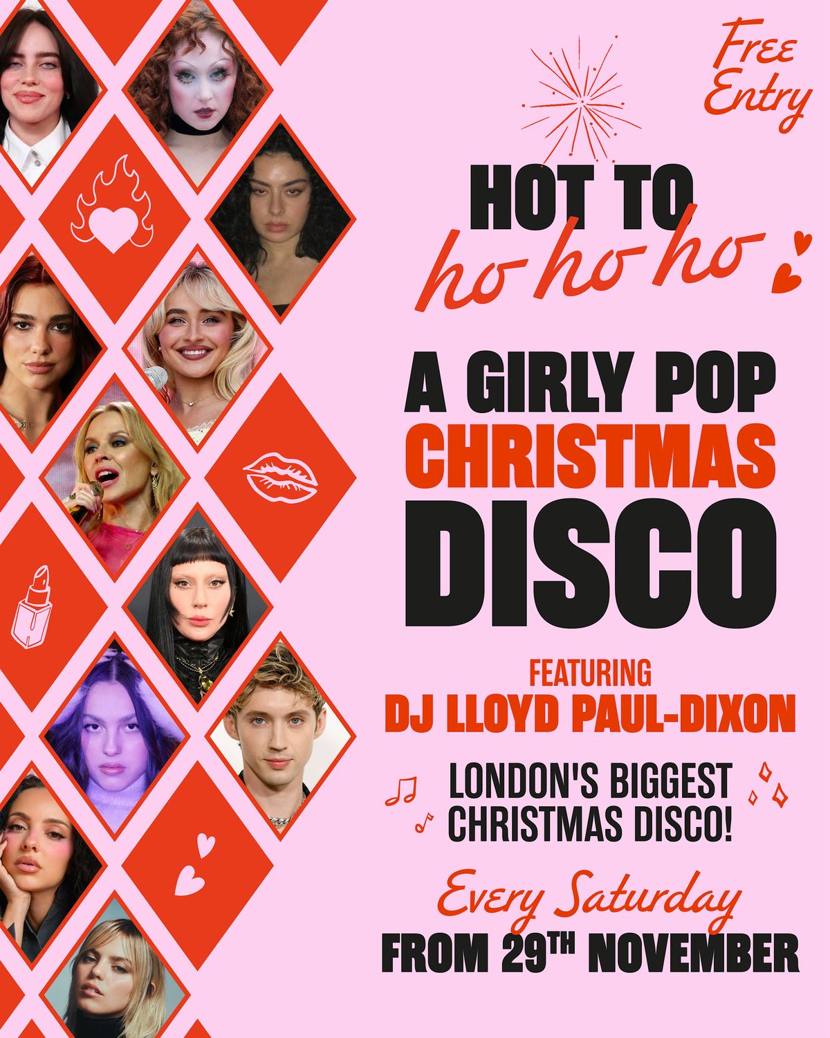Hot To Ho Ho Ho: A Girly Pop Christmas Disco