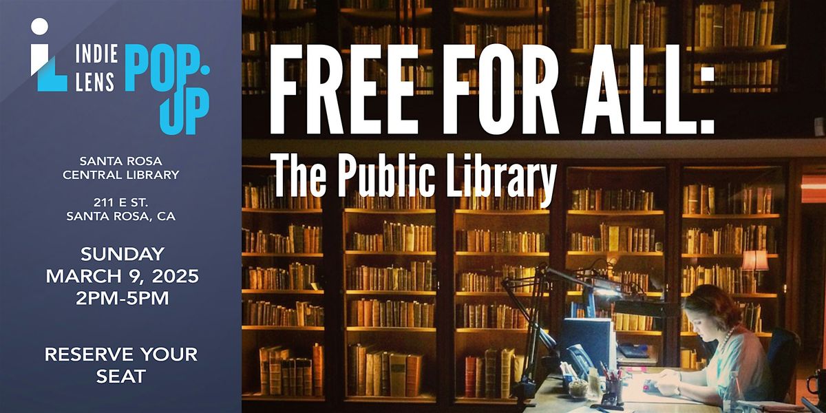 Screening event for the film FREE FOR ALL: THE PUBLIC LIBRARY