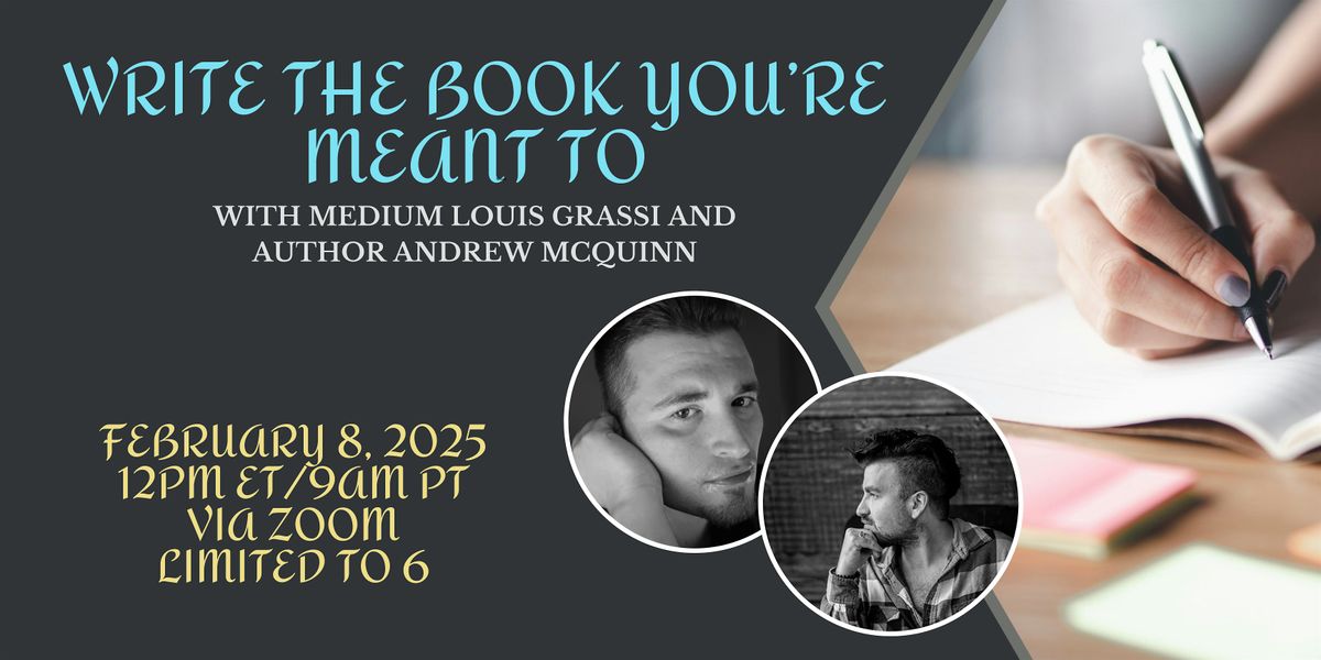 Write the Book You're Meant to, Intensive Workshop