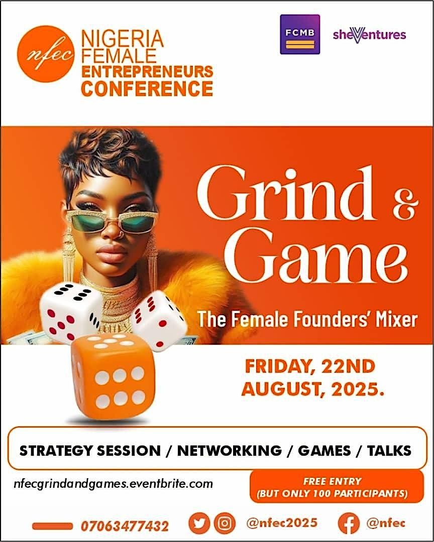 NFEC Grind & Game: The Female Founders\u2019 Mixer