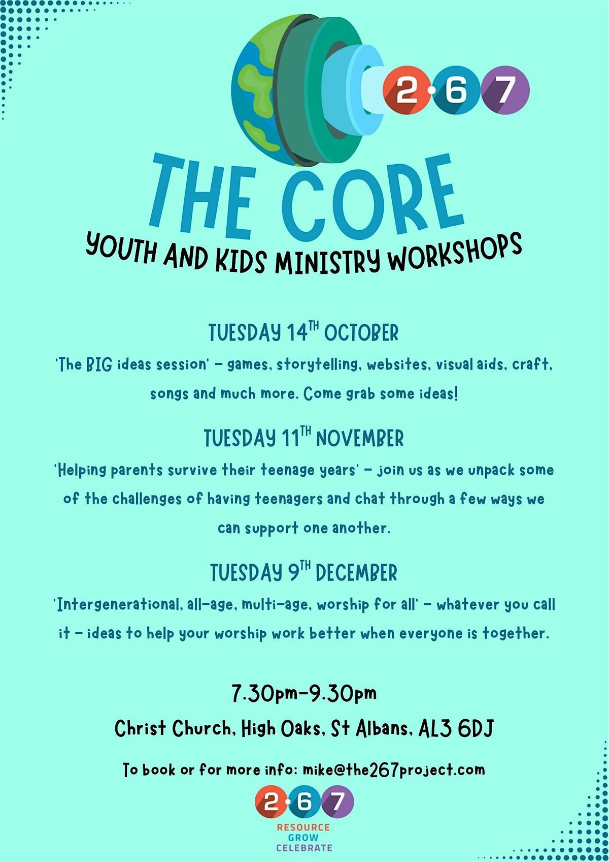 The Core - Youth and Kids MInistry Workshops