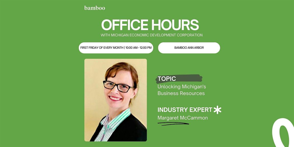Office Hours with Margaret McCammon of MEDC