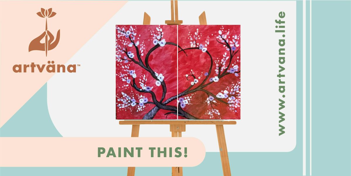 Artvana  Valentines Paint and Sip at Iron Goat Brewing Spokane!