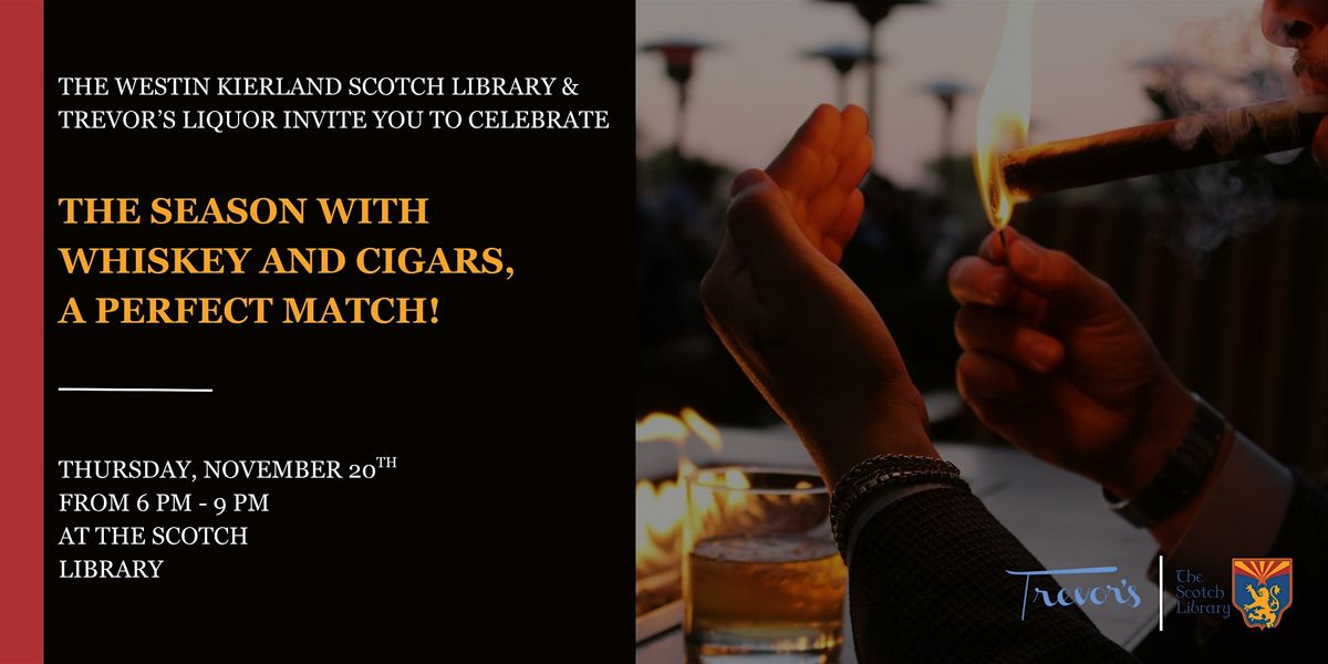 Celebrate the Season with Whiskey and Cigars, a Perfect Match