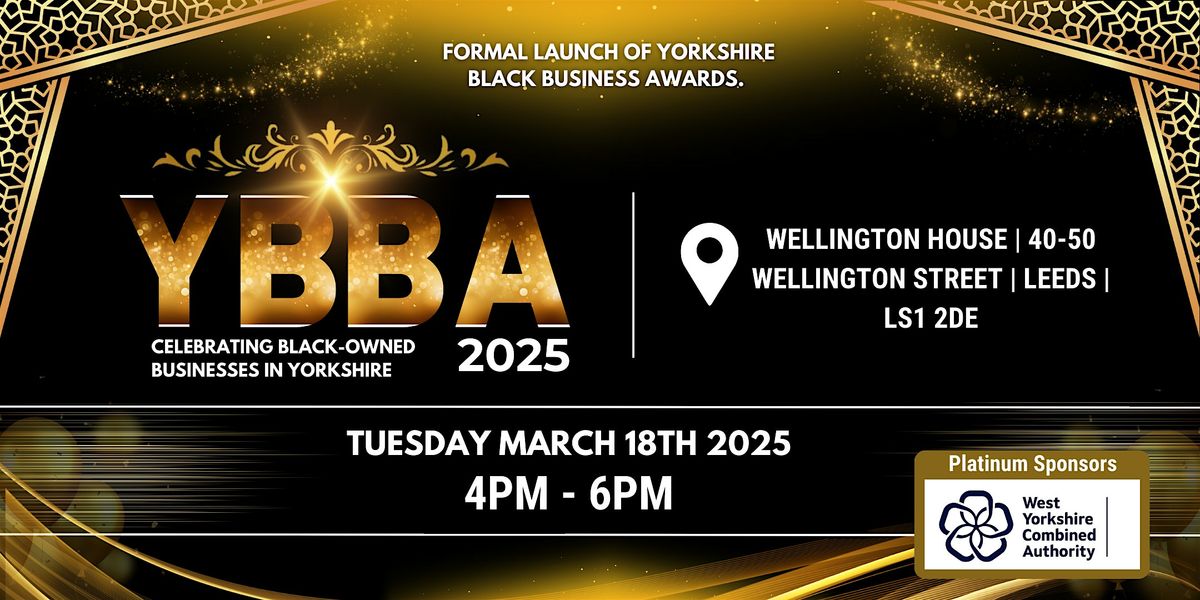 Yorkshire Black Business Awards 2025 Launch Event